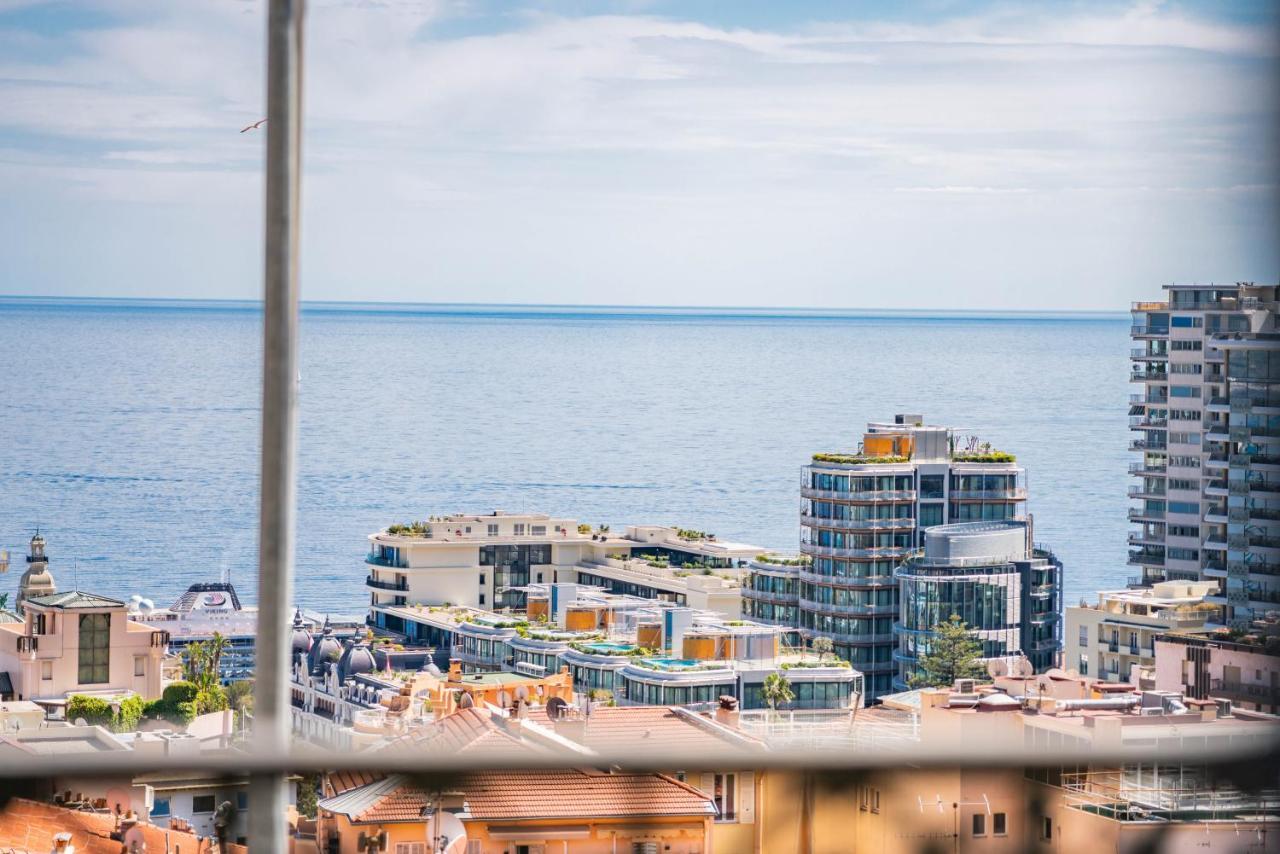 Frontiere De Monaco - Balconnet Vue Mer - Ba Apartment Beausoleil Luaran gambar