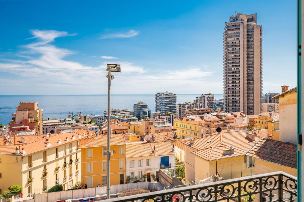 Frontiere De Monaco - Balconnet Vue Mer - Ba Apartment Beausoleil Luaran gambar